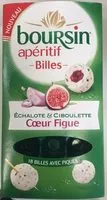 Mängden socker i Apéritif billes - Fromage à l'échalote et à la ciboulette - Cœur figue