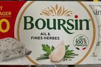 Mängden socker i Fromage à l'ail et aux fines herbes