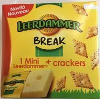 Mängden socker i Leerdammer Break Crackers