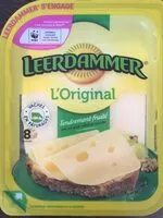 Mängden socker i Leerdammer L'Original 8 tranches