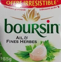 Mängden socker i Boursin afh 155g pr 2019