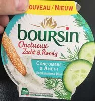 Mängden socker i Boursin® Onctueux Concombre et Aneth