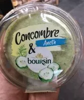 Mängden socker i Concombre Aneth & Boursin