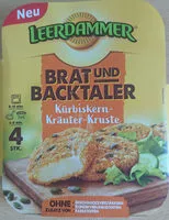 Mängden socker i Brat und Backtaler