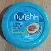 Mängden socker i Nurishh crema vegetal para untar
