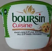 Mängden socker i Boursin cuisine knoflook en fijne kruiden