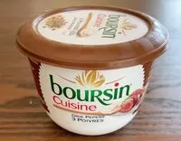Mängden socker i Boursin Cuisine 3 Poivres
