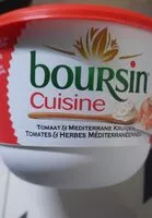 Mängden socker i Boursin Cuisine Tomates et herbes méditerranéennes