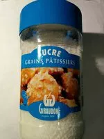 Mängden socker i Sucre grains pâtissiers