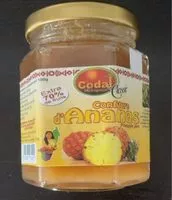 Mängden socker i Confiture d’ananas
