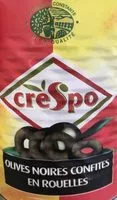 Mängden socker i Olives noires confites en rouelles