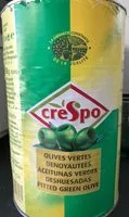 Mängden socker i Olives vertes denoyautées