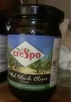 Mängden socker i potted black olives