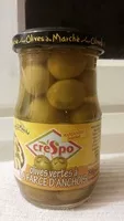 Mängden socker i Olives Vertes à la farce d'anchois
