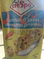 Mängden socker i Les Olives du Marché - Cocktail d'olives dénoyautées pimentées