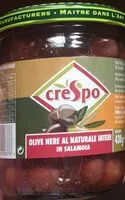 Mängden socker i Olive nere al naturale
