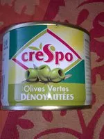 Mängden socker i Olives Vertes Dénoyautées
