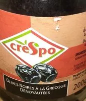 Mängden socker i Olives noires à la Grecques dénoyautées