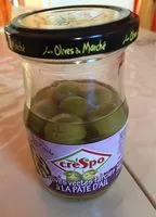 Mängden socker i Olives vertes farcies à la pâte d'ail