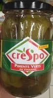 Mängden socker i Piments verts au vinaigre