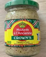 Mängden socker i Moutarde à l’ancienne