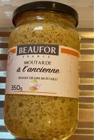 Mängden socker i Moutarde à l’ancienne