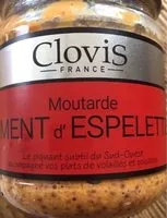 Mängden socker i Moutarde Clovis au piment d’espelette