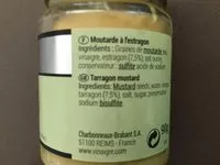 Mängden socker i Moutarde estragon