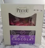Mängden socker i Dragées chocolat 70% cacao