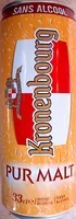 Mängden socker i Kronenbourg Pur Malt sans alcool