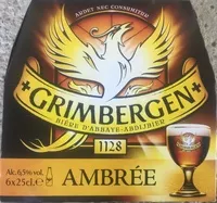 Mängden socker i Grimbergen Bière d'Abbaye 6.5 DEGRE ALCOOL