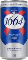 Mängden socker i 1664 25 cl 1664 5.5 DEGRE ALCOOL