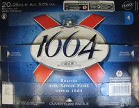 Mängden socker i 1664 - 20x25cl 1664 - 5.50 degre alcool