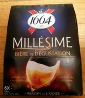 Mängden socker i 1664 6x25cl 1664 millesime 6.7 degre alcool