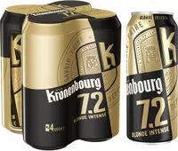 Mängden socker i Kronenbourg 4X50CL CAN KRONENBOURG 7,2 BLONDE 7.2 DEGRE ALCOOL