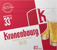 Mängden socker i Kronenbourg - 12x33cl kronenbourg - 4.20 degre alcool