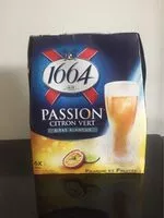 Mängden socker i 1664 - 6x25cl 1664 passion citron vert - 4.50 degre alcool