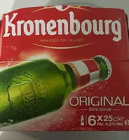 Mängden socker i Kronenbourg 6X25CL KRONENBOURG 4.2 DEGRE ALCOOL