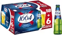 Mängden socker i 1664 18x25cl 1664 + 6 bouteilles offerte 5.5 degre alcool