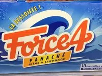 Mängden socker i Force 4 10X25CL FORCE 4 0.4 DEGRE ALCOOL