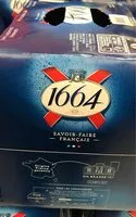 Mängden socker i 1664 12x25cl 1664 5.5 degre alcool