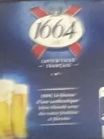 Mängden socker i 1664 20x25cl 1664 fs 5.5 degre alcool