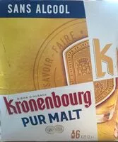 Mängden socker i Kronenbourg 6X25CL KRONENBOURG PUR MALT 0.4 DEGRE ALCOOL