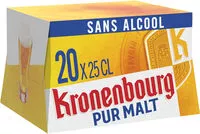 Mängden socker i Kronenbourg 20X25CL KRONENBOURG PUR MALT 0.4 DEGRE ALCOOL