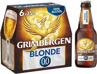 Mängden socker i Grimbergen Bière d'Abbaye 6X0,25 BOT GRIMBERGEN 0.0% 0.0 DEGRE ALCOOL
