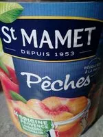 Mängden socker i Pêches avec jus naturel