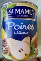 Mängden socker i Poires Williams