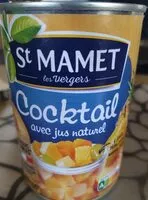 Mängden socker i St MAMET Cocktail avec jus naturel