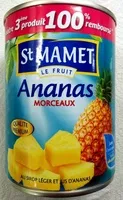 Mängden socker i Ananas morceaux