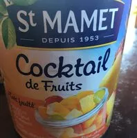Mängden socker i Cocktail de fruits